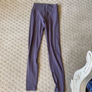 Purple/grey lulu lemon align leggings
